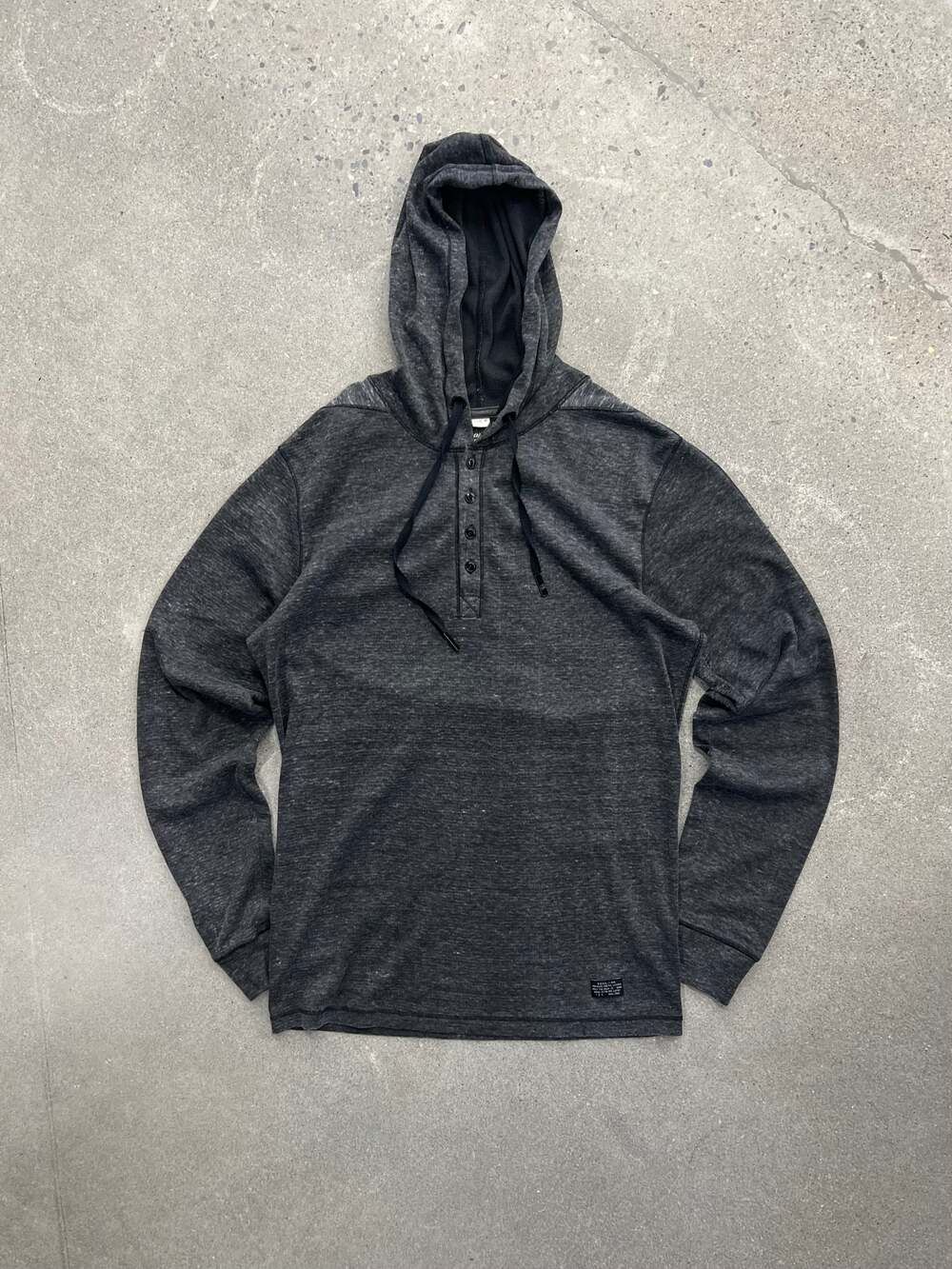 Diesel Henley Hoodie Shirt - M